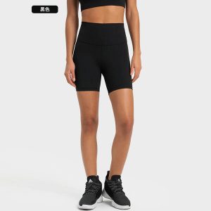 lululemon 軟糯親膚 螺紋高腰 健身短褲女DK364三分褲